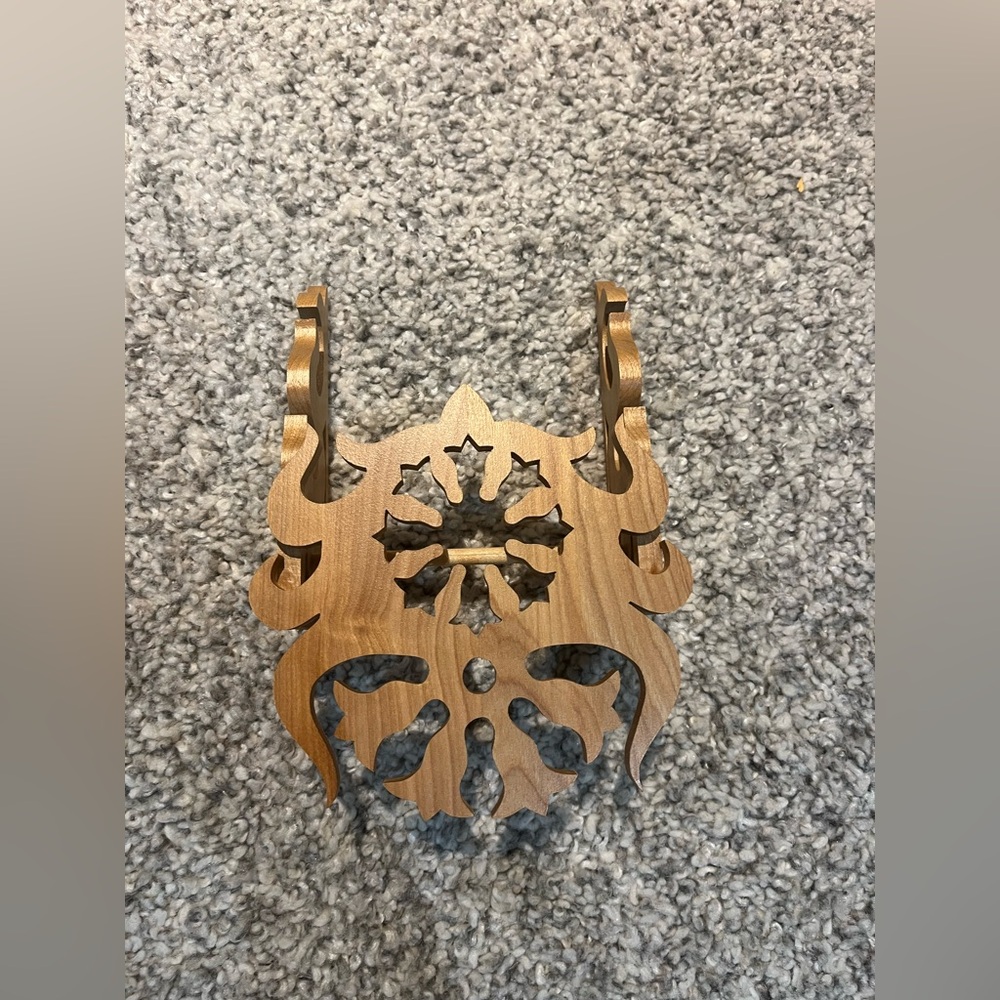 Artistic Wooden Wall Hand Towel Holder
